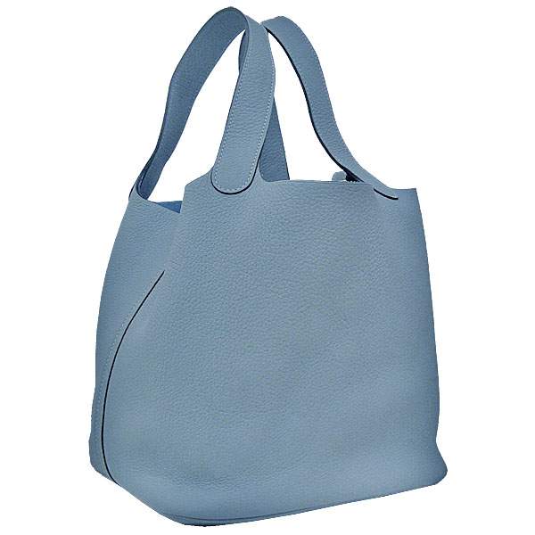 hermes Picotin MM Togo Leather light blue - Click Image to Close